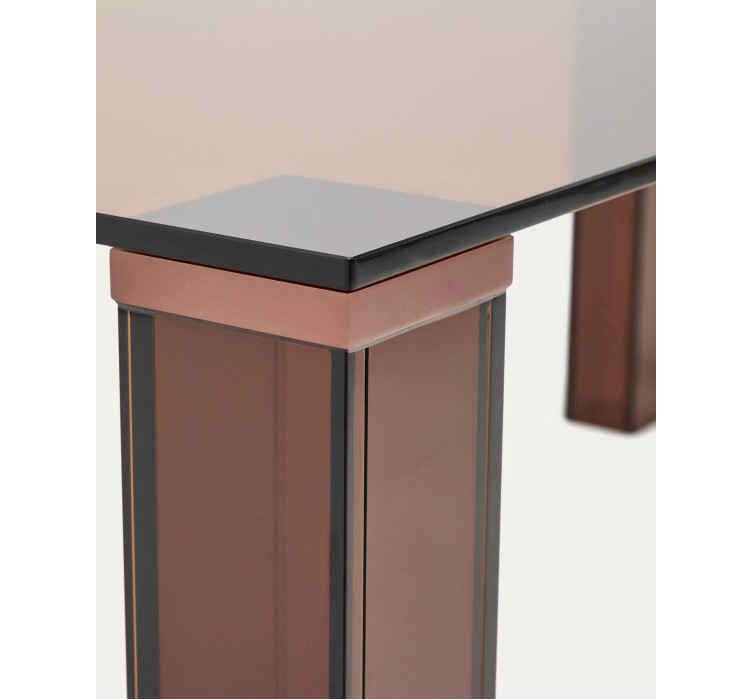 Обеденный стол Adularia коричневый 200 x 100 см6